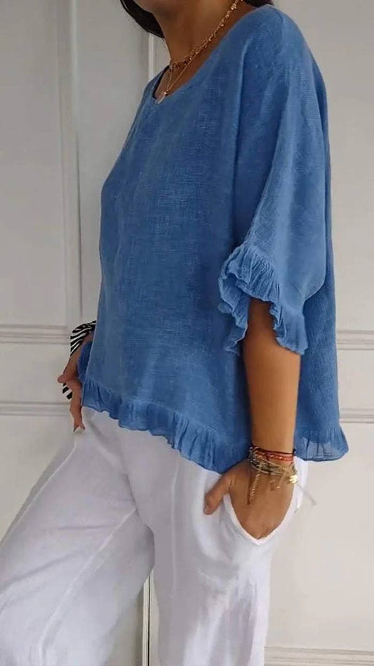Mara Ruffle Blouse