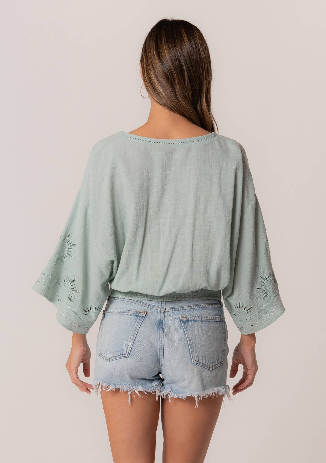 Eyelet Embroidered Blouse