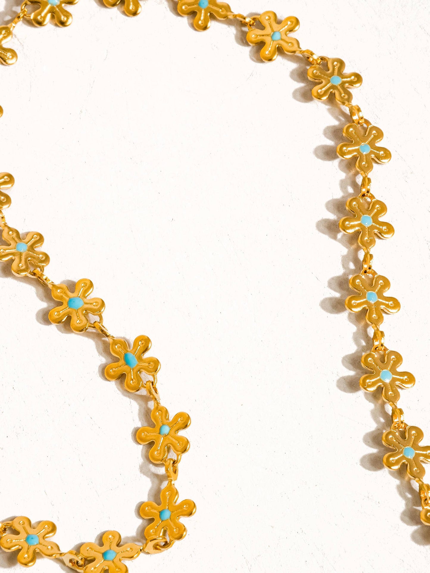 Cyprien 18K Gold Non-Tarnish Daisy Choker