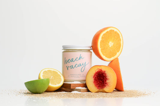 Beach Vacay: 8 oz Soy Wax - Small Batch Candles