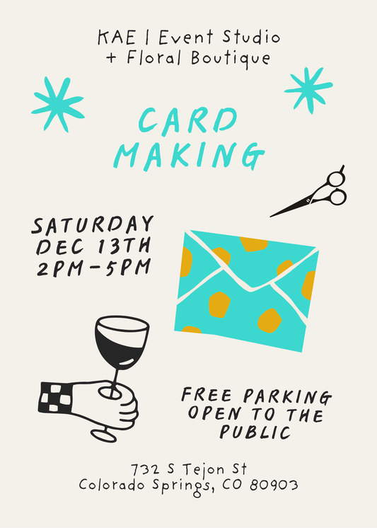 Card Making! Saturday, Dec 6th (2pm-5pm)