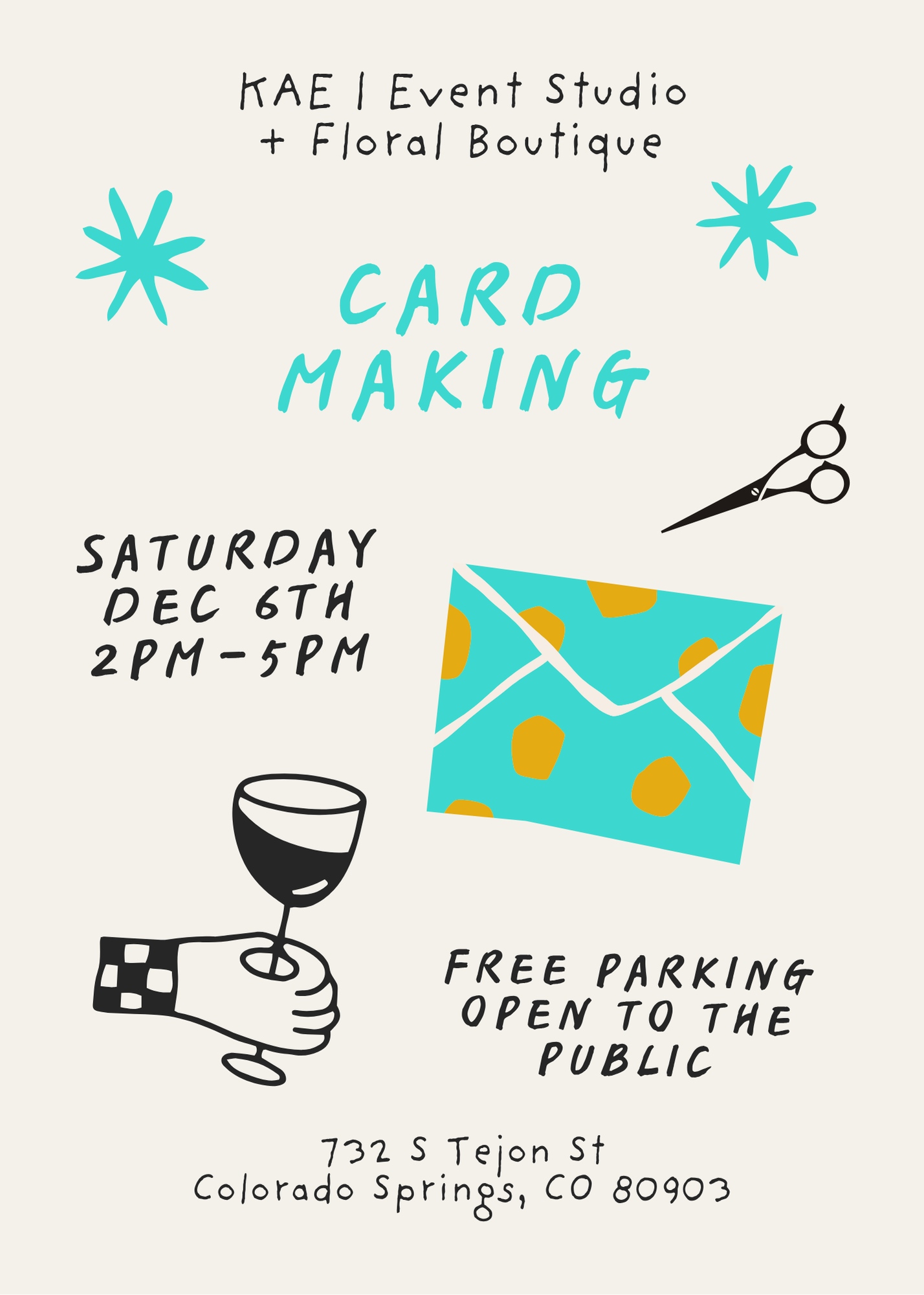 Card Making! Saturday, Dec 6th (2pm-5pm)