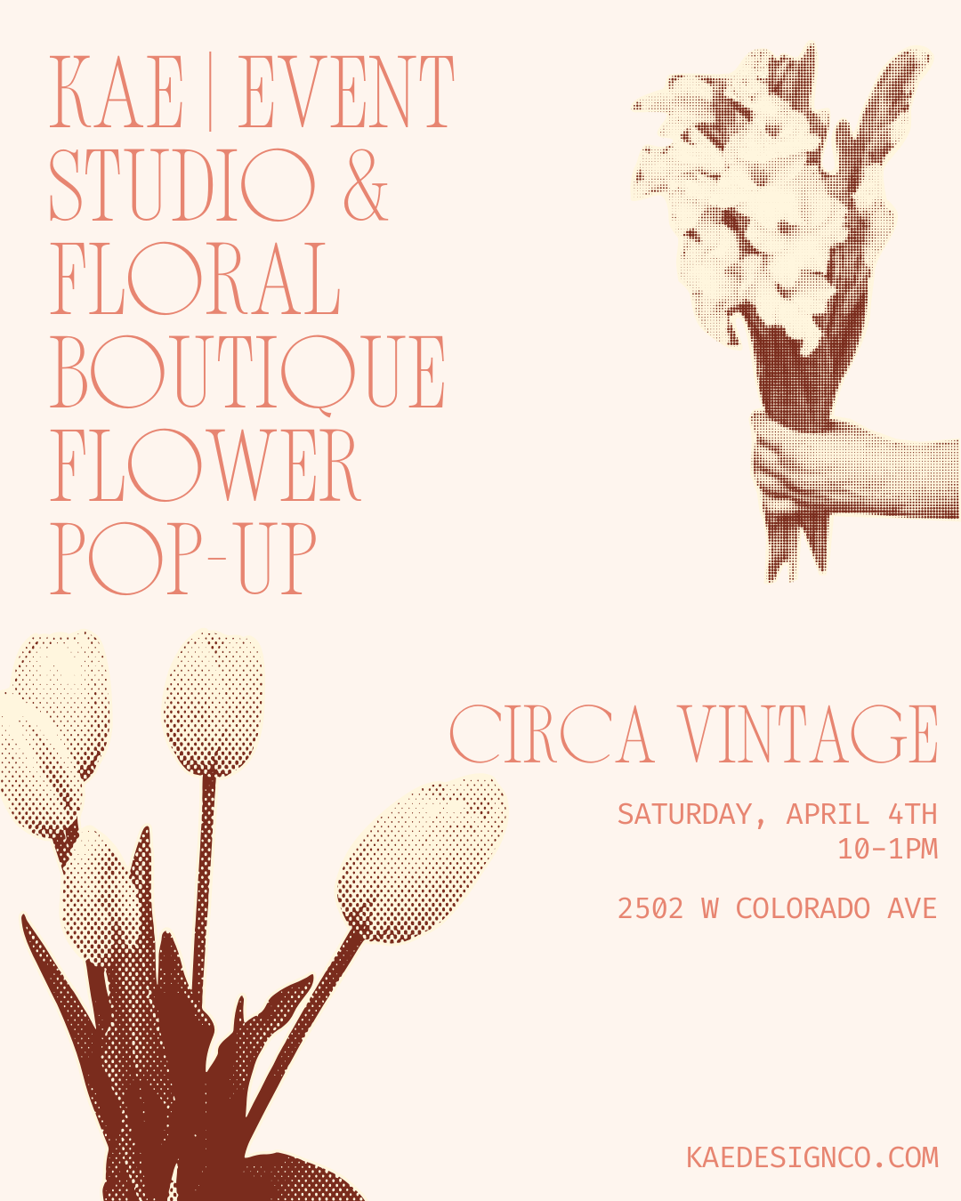 Pop-Up Flower Bar @ Circa Vintage 4/4/26 10am-1pm