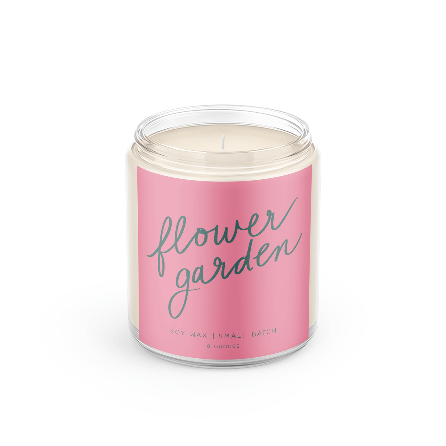 Flower Garden: 8 oz Soy Wax - Small Batch Candles