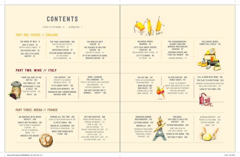 Cheese, Wine, and Bread : Katie Quinn