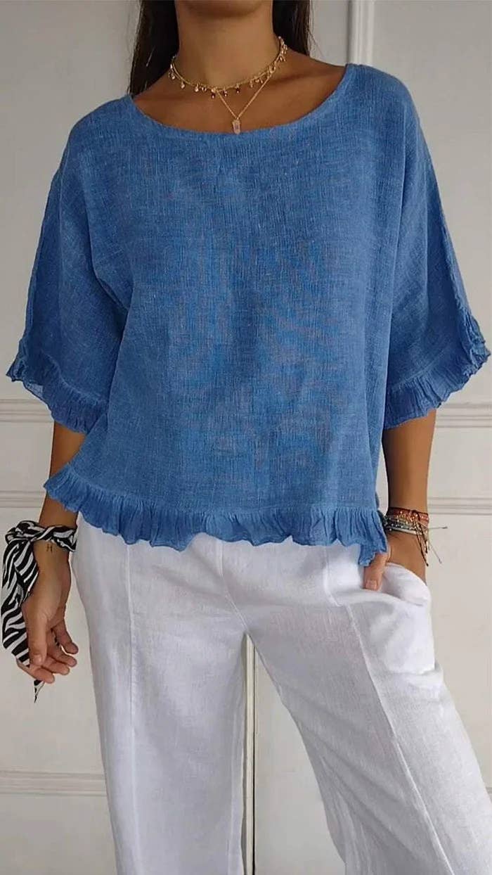 Mara Ruffle Blouse