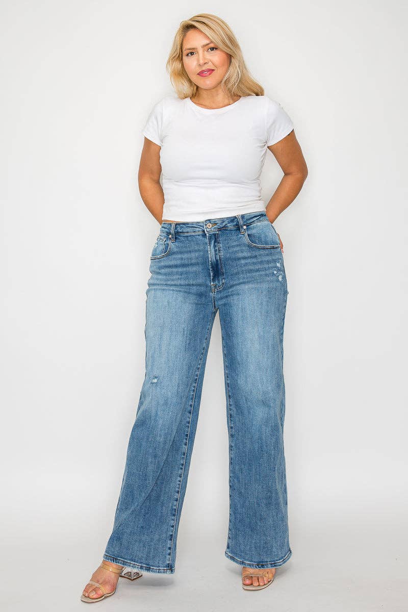 Plus Size High Rise Jeans