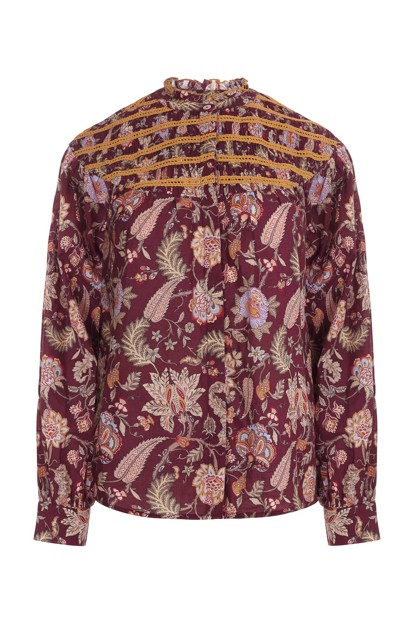 Andrea Blouse Burgundy