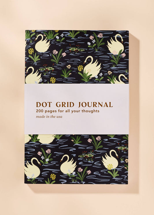 Peaceful Pond Perfect Bound Dot Grid Journal