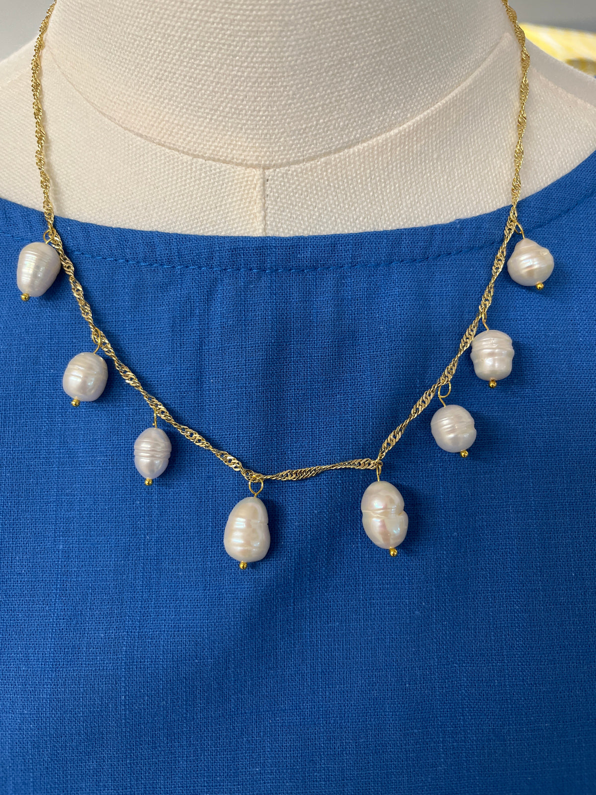 Hand-Made Custom Pearl Chain