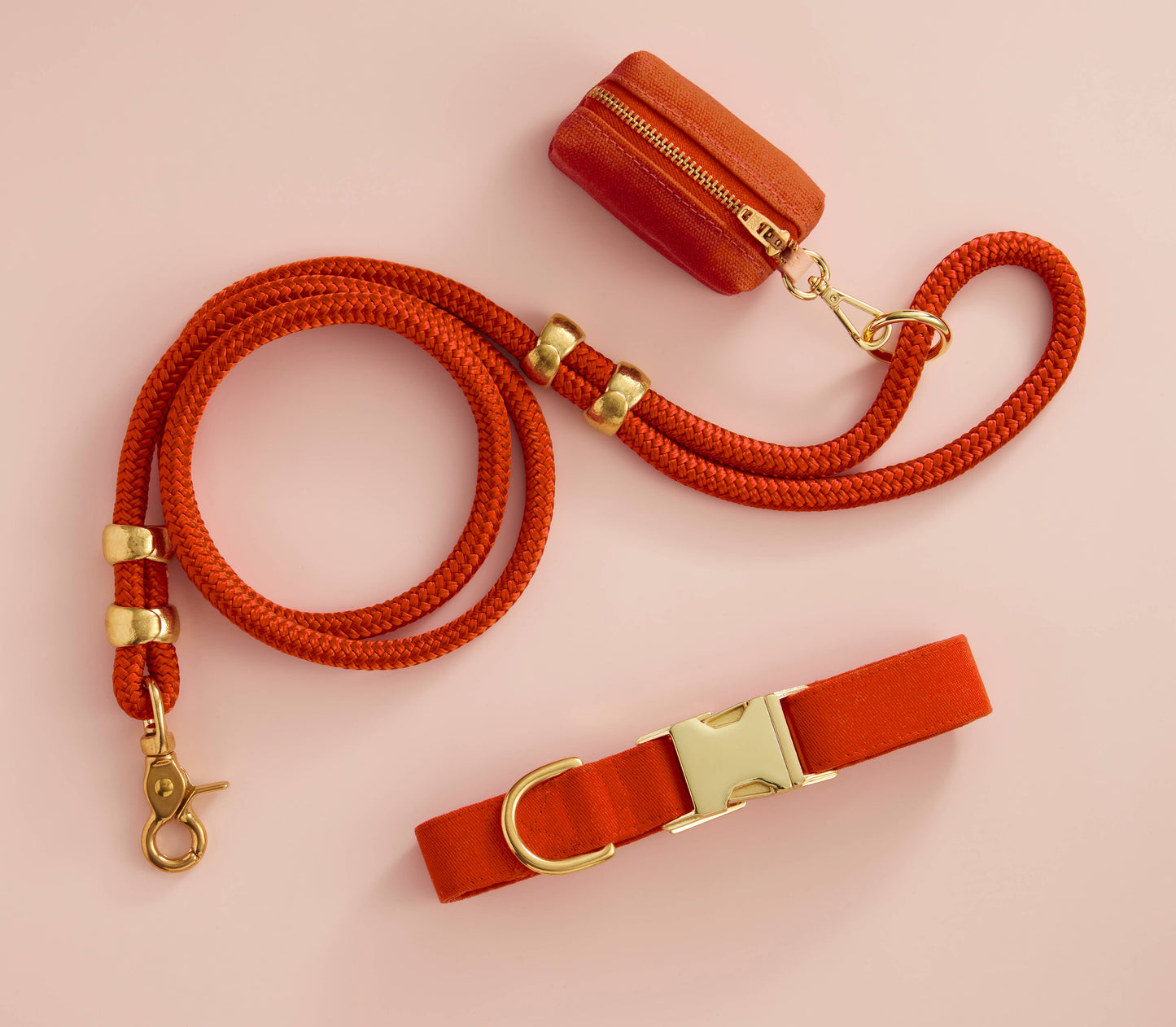 Cider Waxed Canvas Poop Bag Dispenser