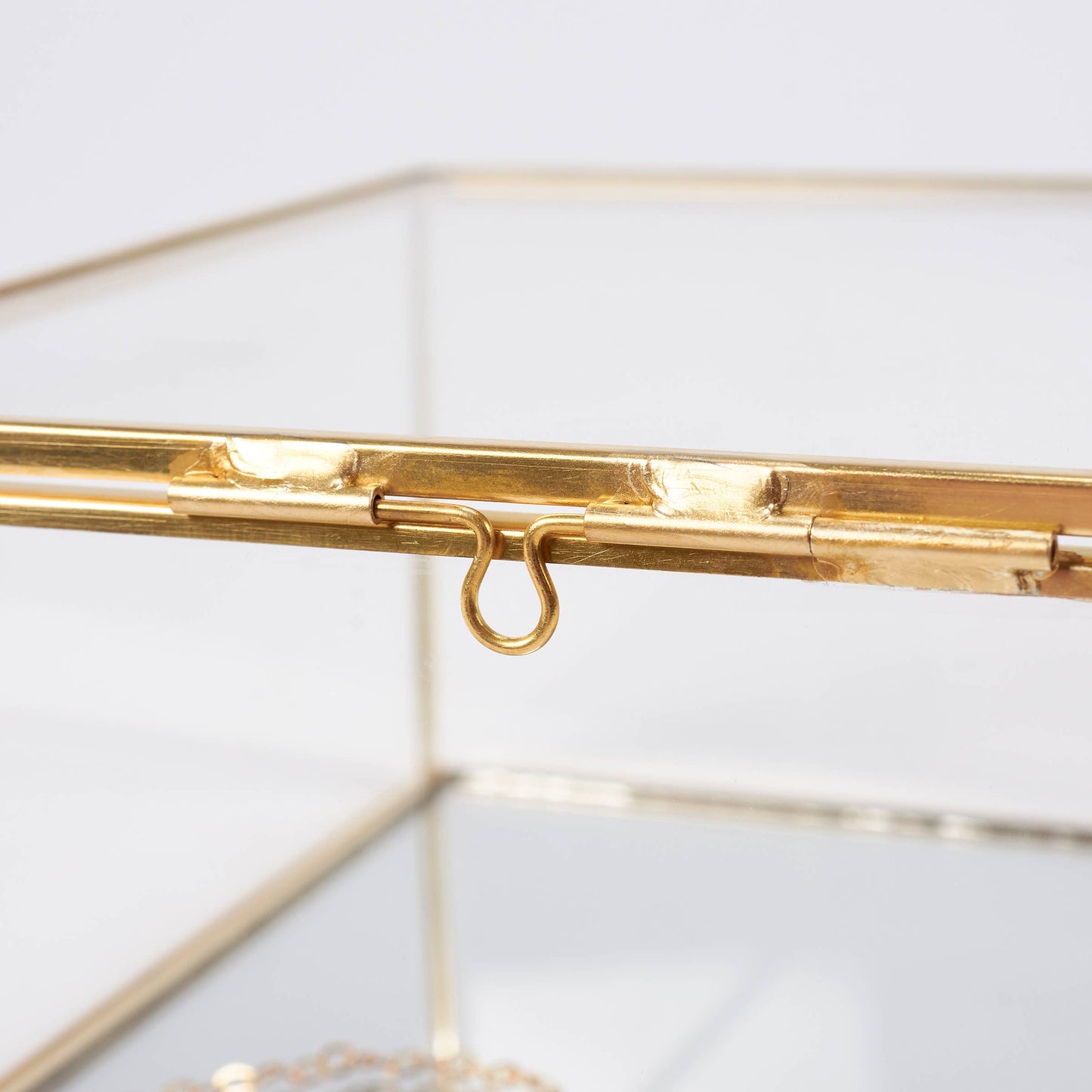Glass Square Hinged Box Set