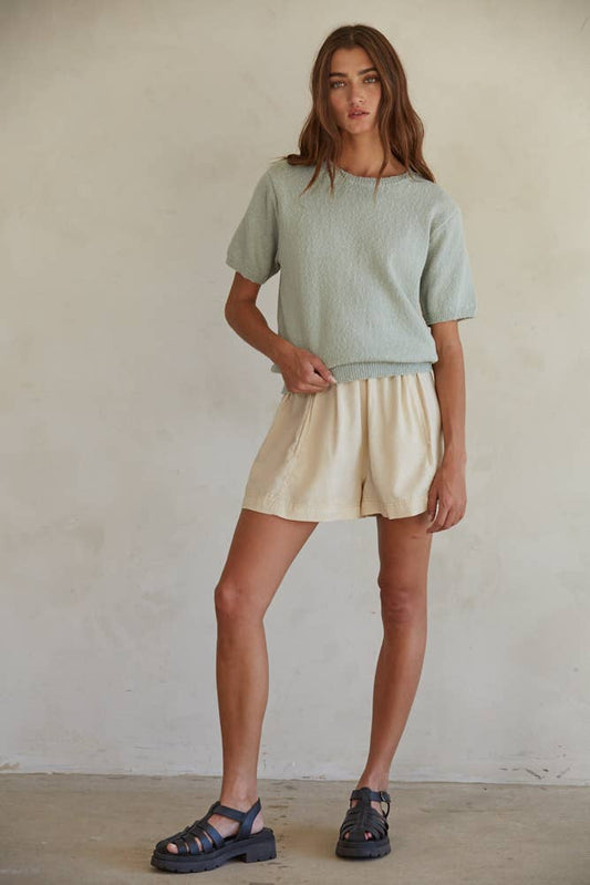 Hanna Blue Knit Sweater