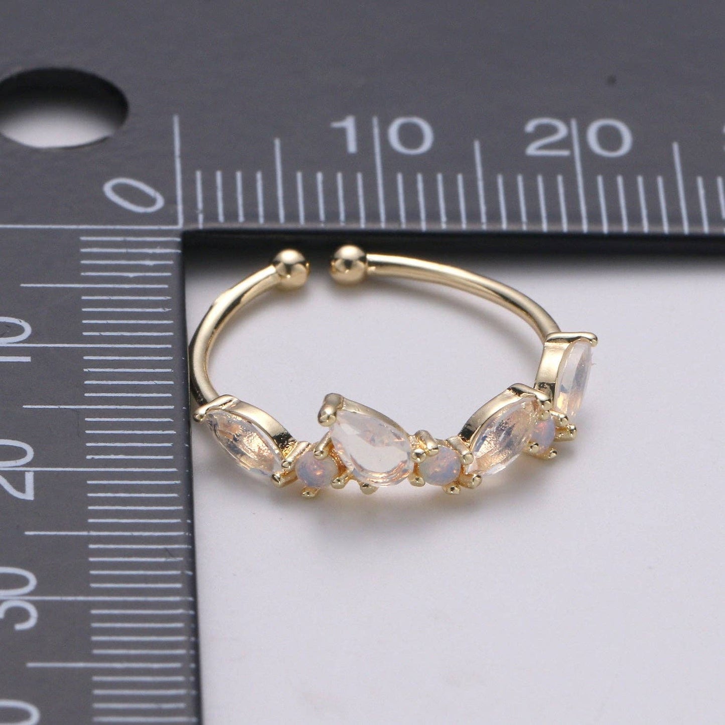 Dainty Marquise Ring, Minimalist Jewelry, CZ ring, stackable