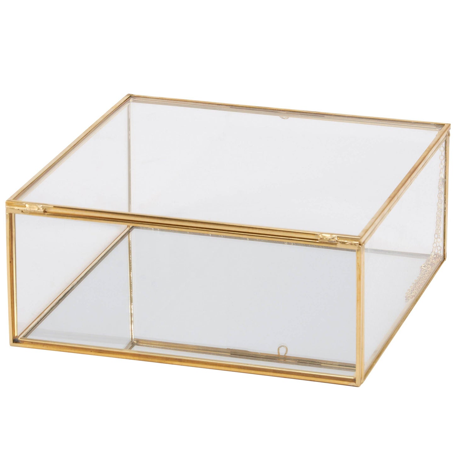 Glass Square Hinged Box Set