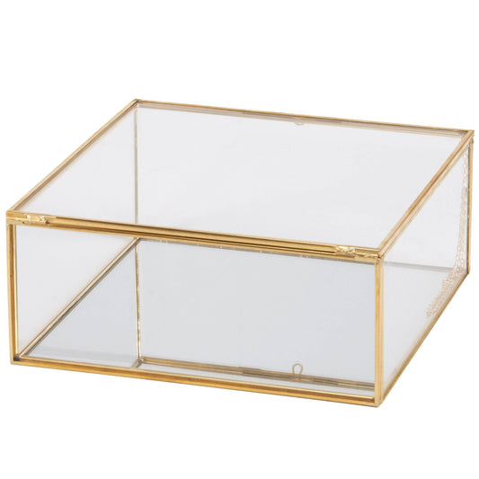 Glass Square Hinged Box Set