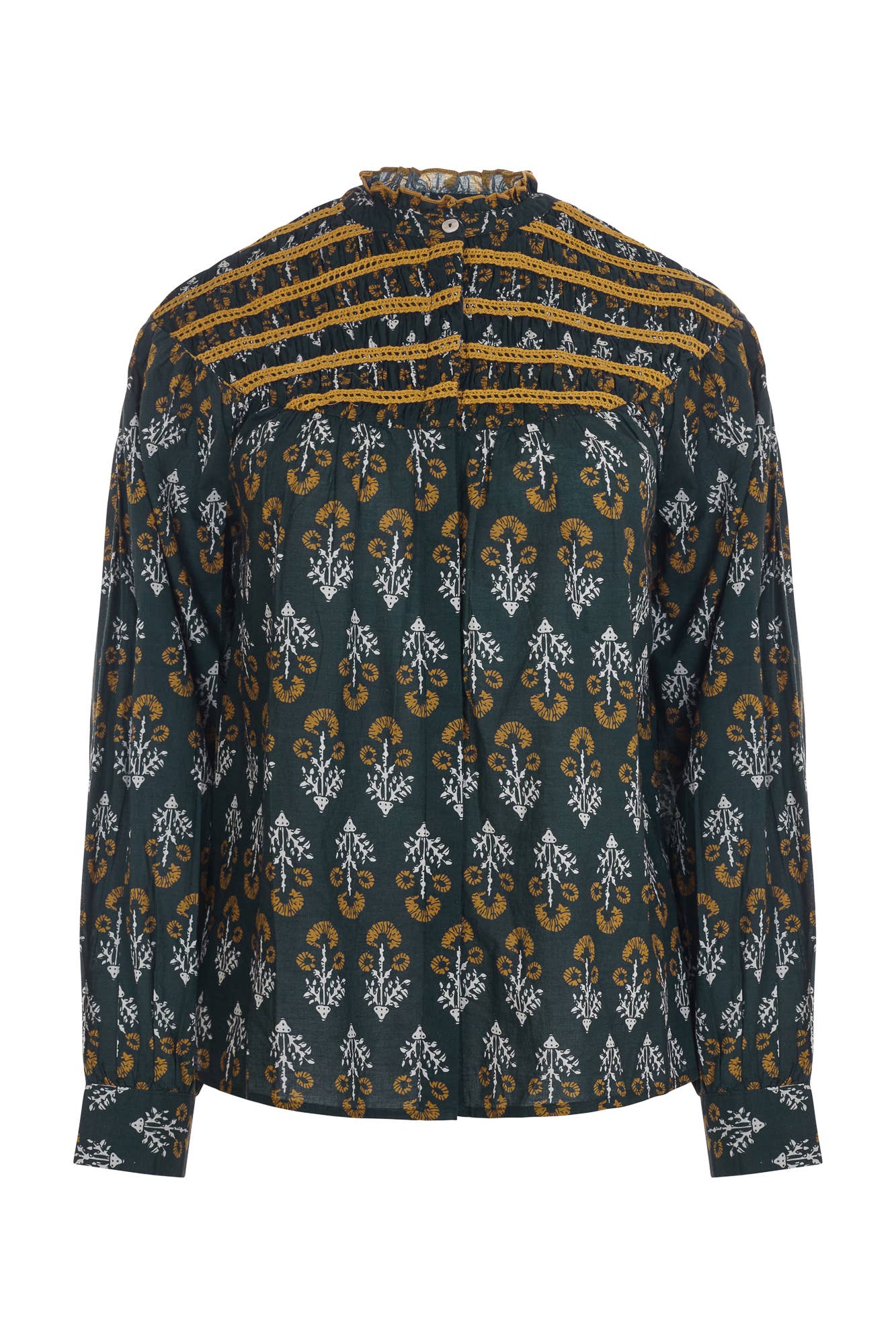 Andrea Blouse Green Dark