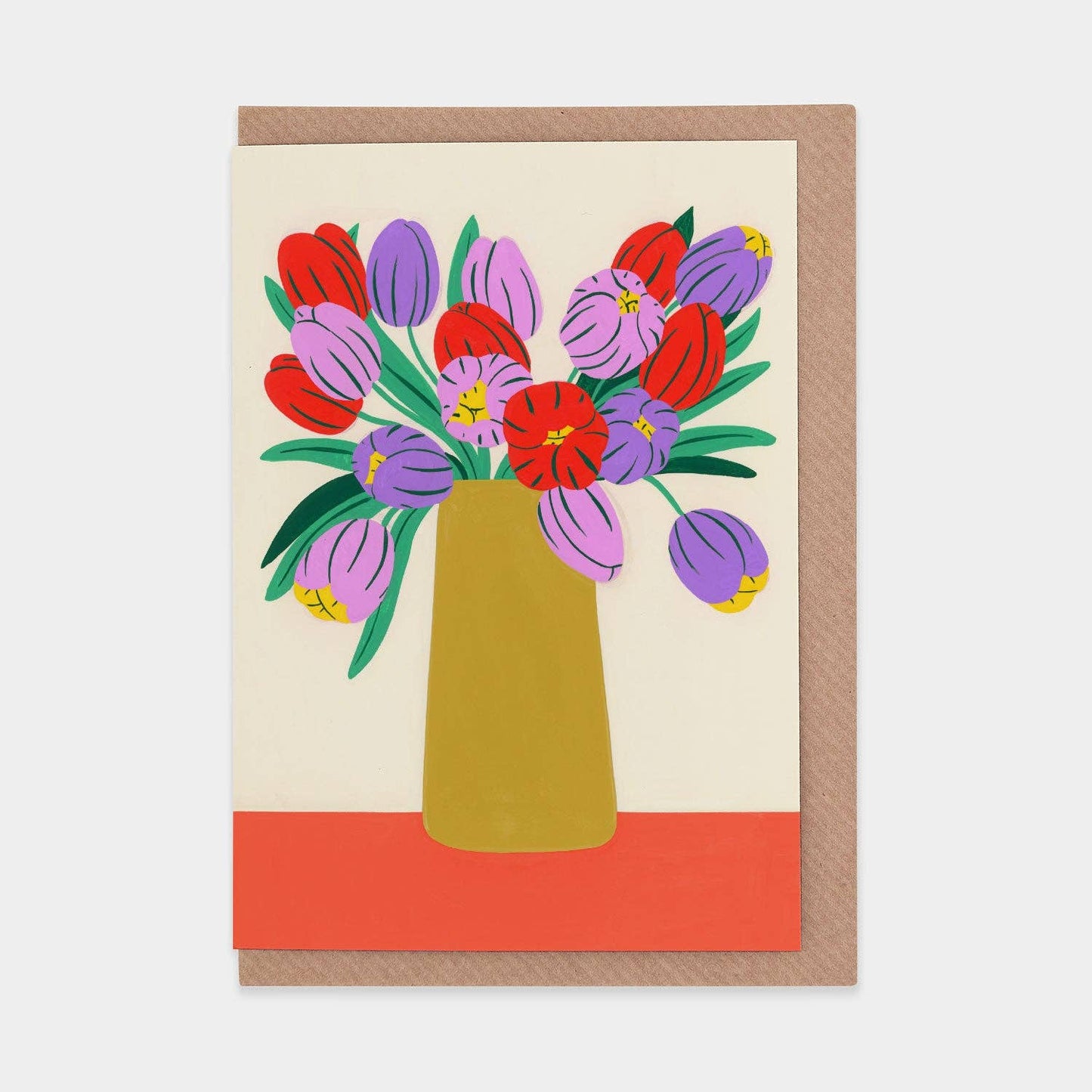 Spring Flowers Greeting Card