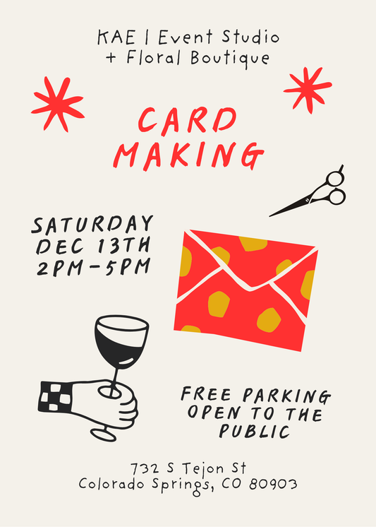 Card Making! Saturday, Dec 13th (2pm-5pm)