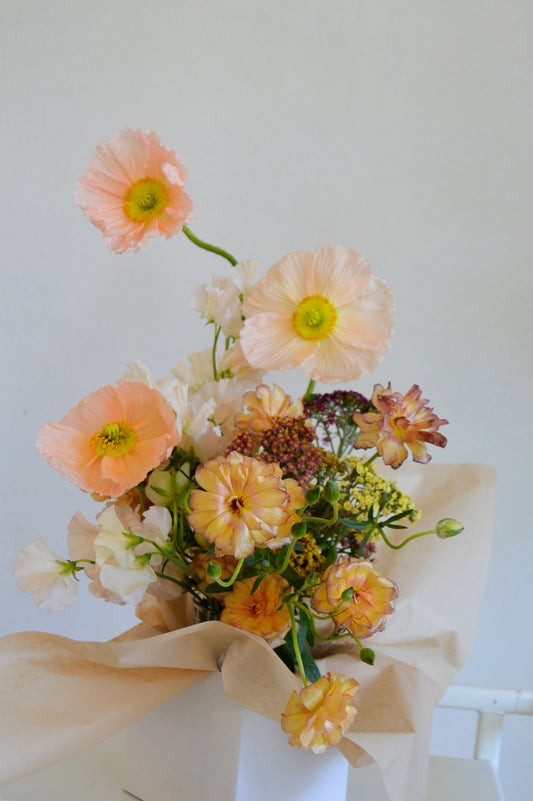Warm Toned Bridal Bouquet