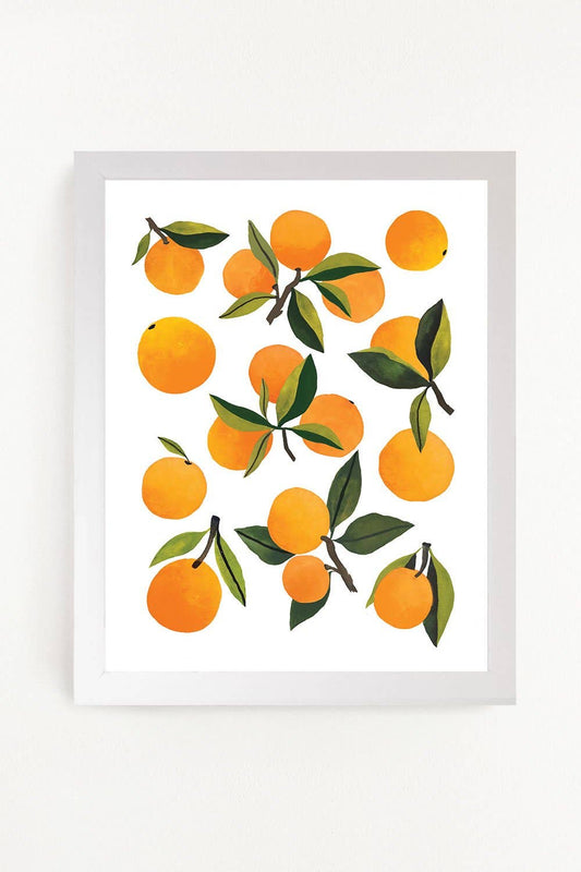 Fresh Clementines Art Print