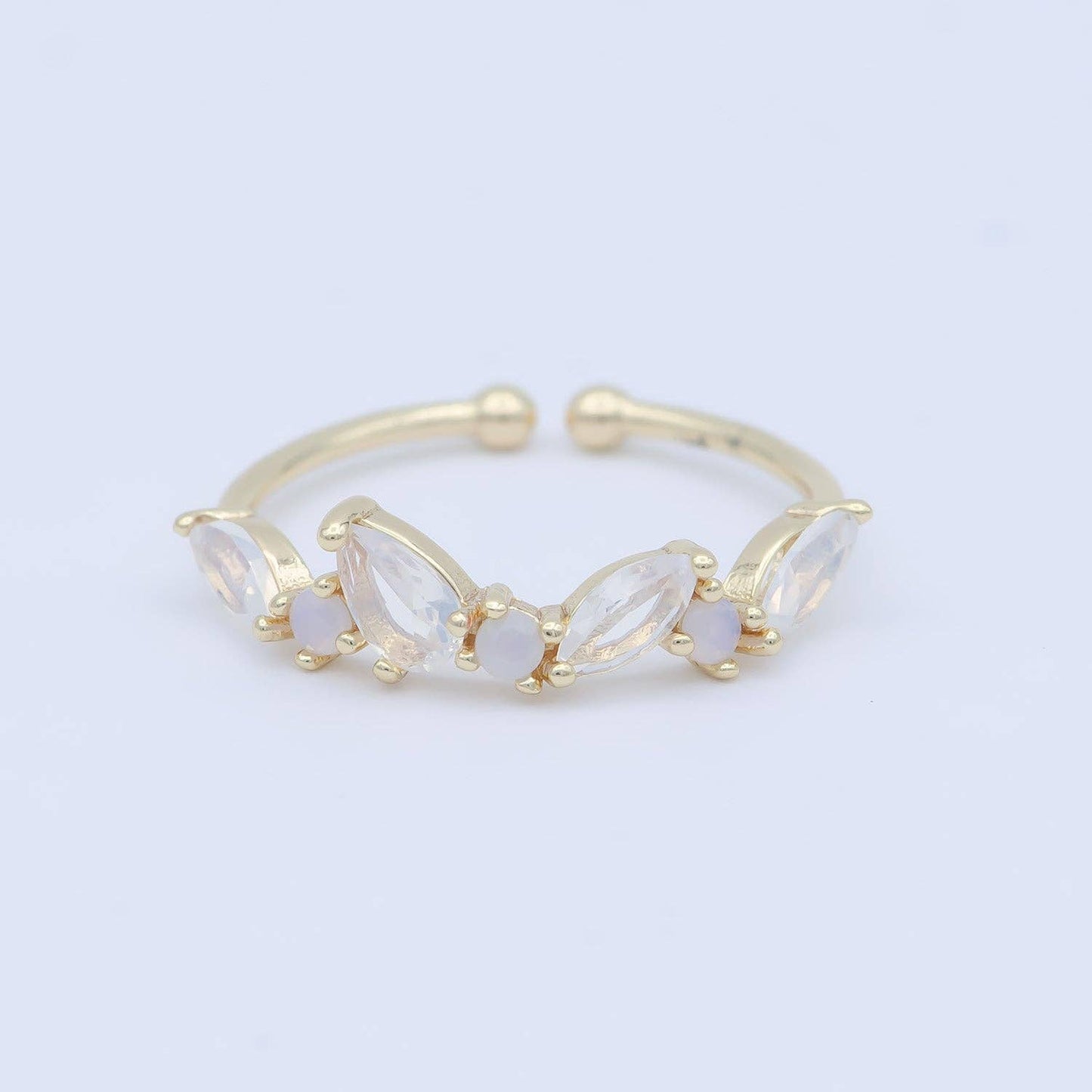 Dainty Marquise Ring, Minimalist Jewelry, CZ ring, stackable