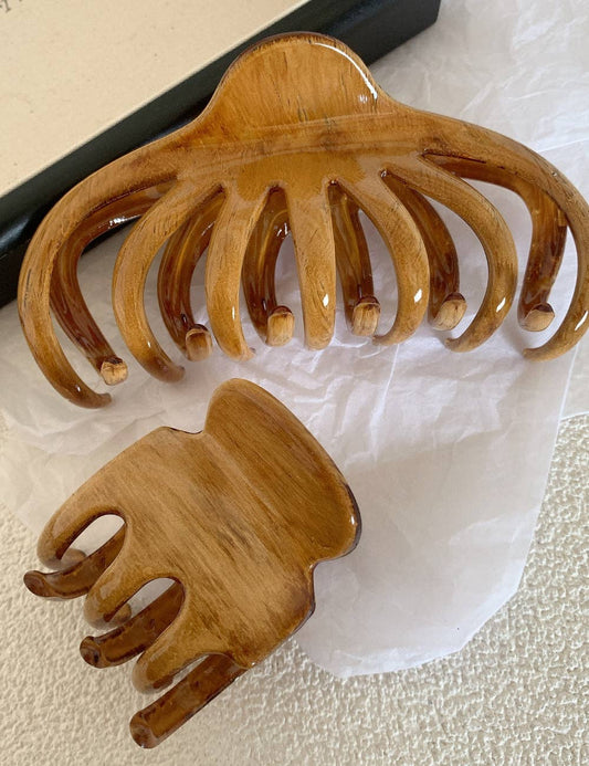 Vintage Simple Log Color Claw Clip DPJC10