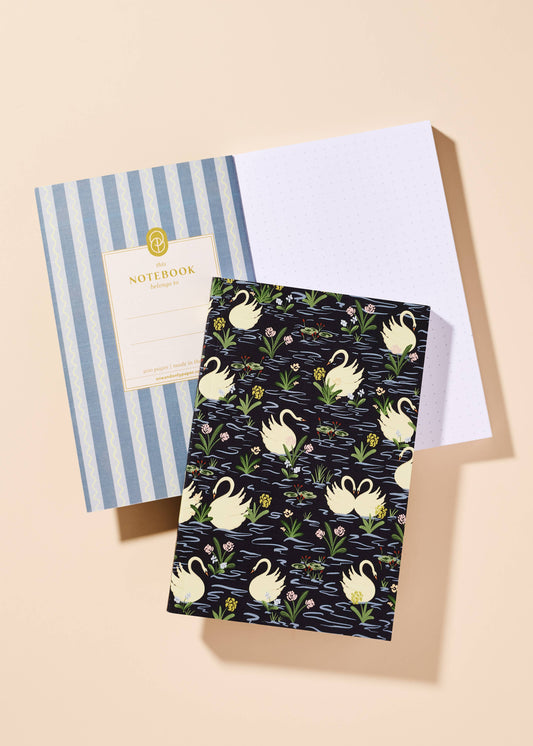 Peaceful Pond Perfect Bound Dot Grid Journal
